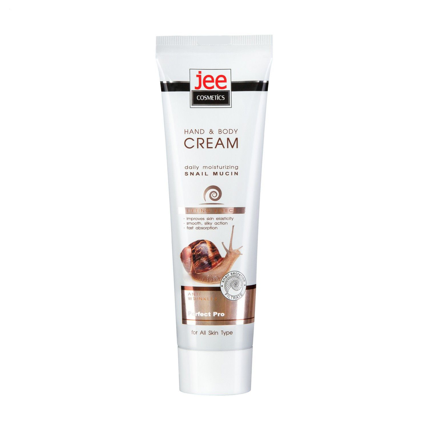 Щоденно зволожувальний крем для рук та тіла Jee Cosmetics Daily Moisturizing Hand &amp; Body Cream з муцином равлика, 100 мл